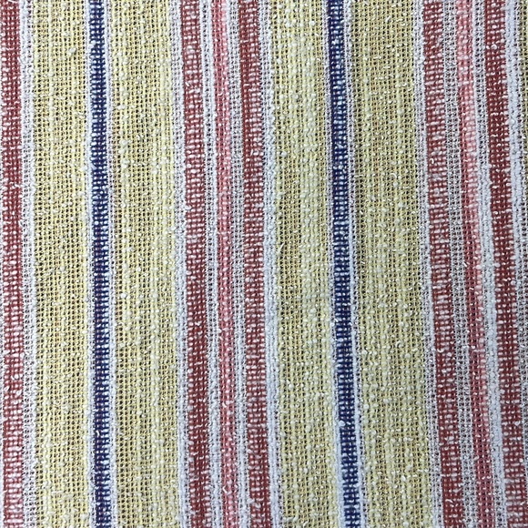 W5 Womens Tank Top Multicolor Yellow Striped Sleeveless Halter Textured Nubby Lg - Picture 6 of 9